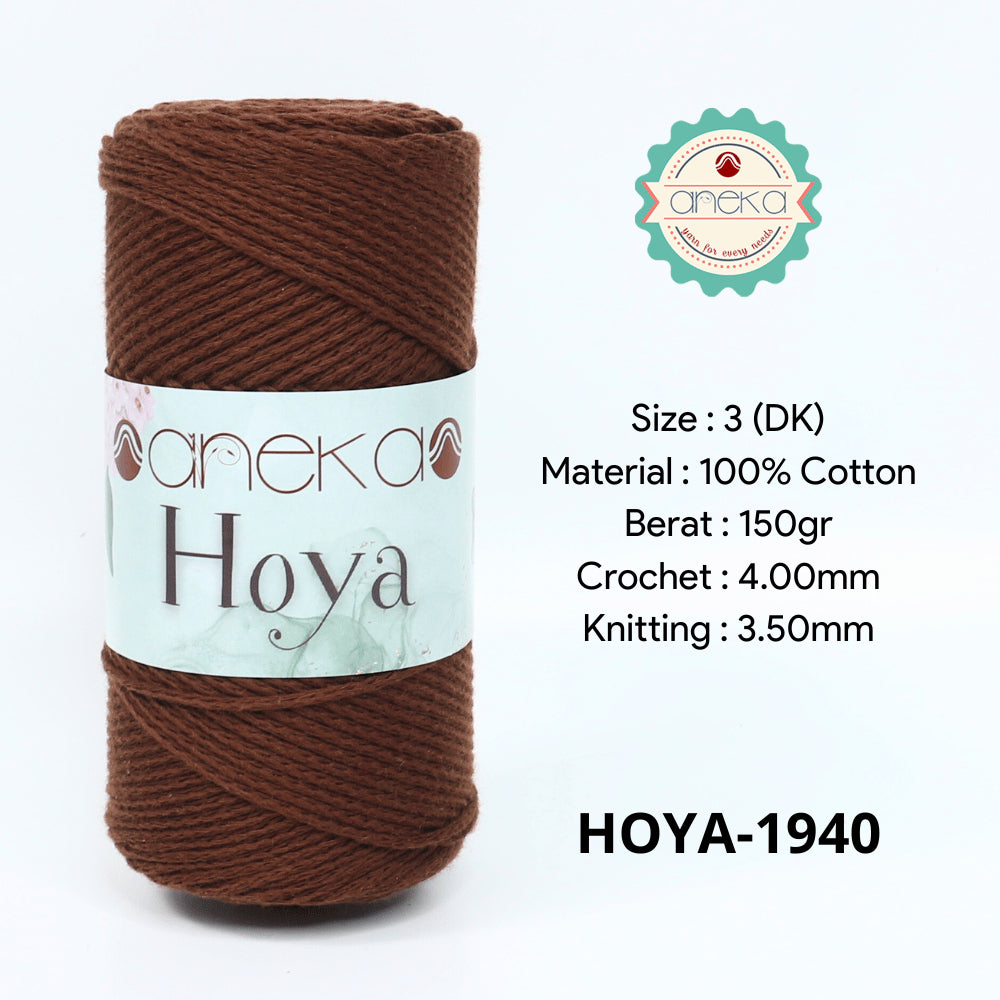 KATALOG - Benang Rajut Hoya / Cotton Rope Macrame Cord Crochet Yarn