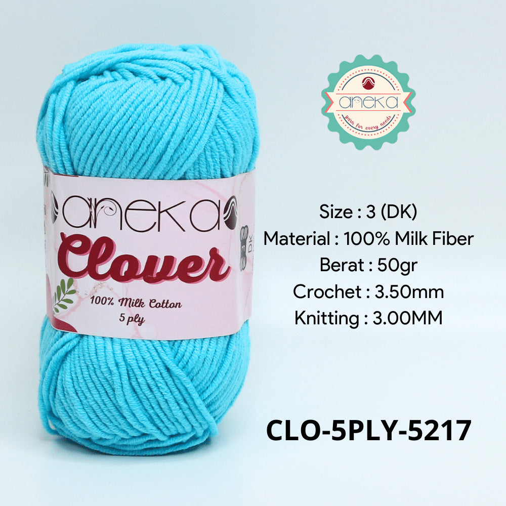 KATALOG - Benang Rajut Clover Katun Susu 5 PLY / 100% Milk Fiber Crochet Knitting Yarn Part 2