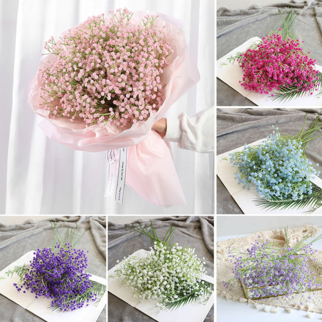 ANEKA - Bunga Artificial / Plastik / Baby's Breath / Bouquet Flowers / Imitasi / Gyphsopila