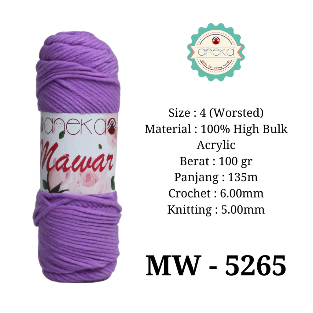 KATALOG - Benang Rajut Mawar / Soft Acrylic Yarn / 8 ply Milk Cotton Worsted / Katun Susu PART 1