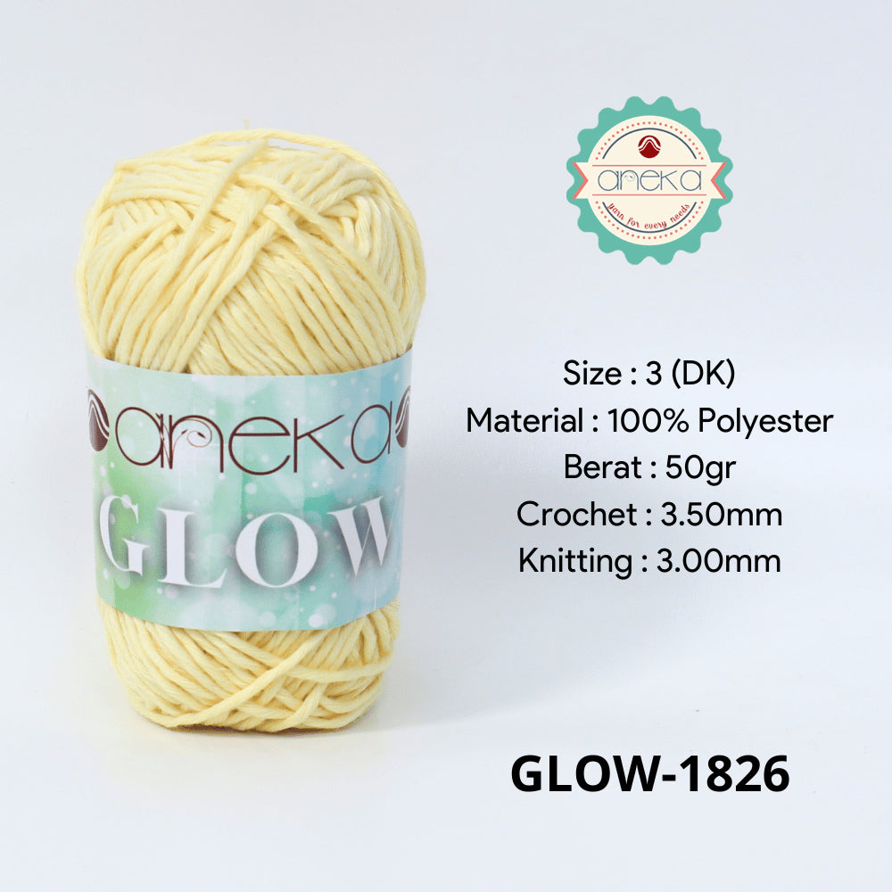 KATALOG - Benang Rajut Glow / Polyester Yarn / Glow In The Dark