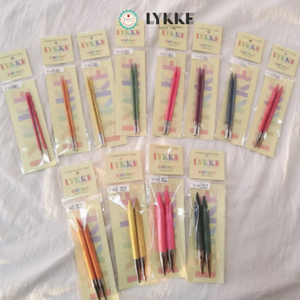 Lykke - Colour Interchangeable Needle / Alat Rajut Jarum Knitting