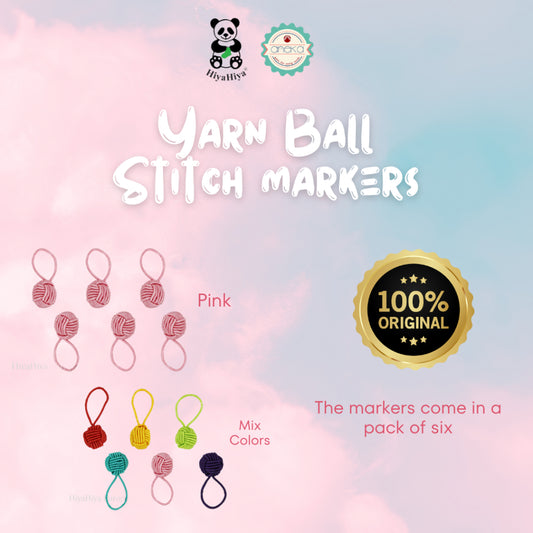 HiyaHiya - Alat Penanda Rajut / Yarn Ball Stitch Markers