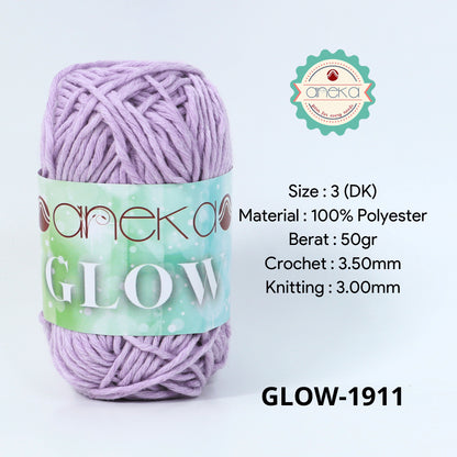 KATALOG - Benang Rajut Glow / Polyester Yarn / Glow In The Dark