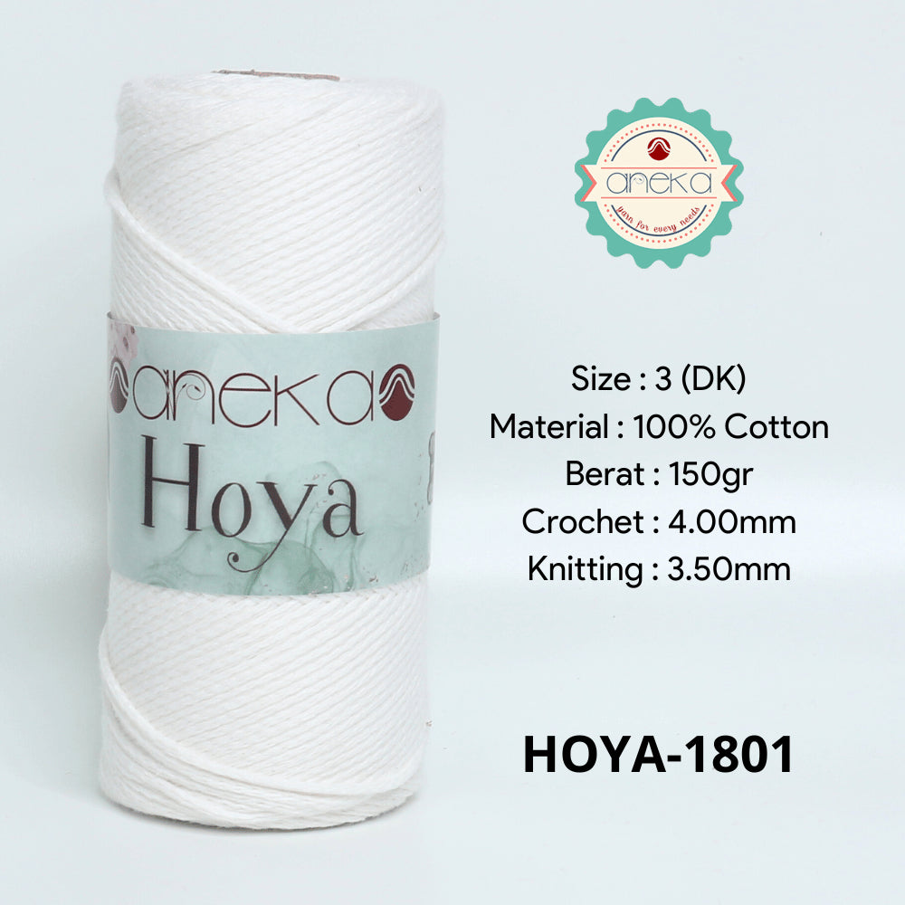 KATALOG - Benang Rajut Hoya / Cotton Rope Macrame Cord Crochet Yarn