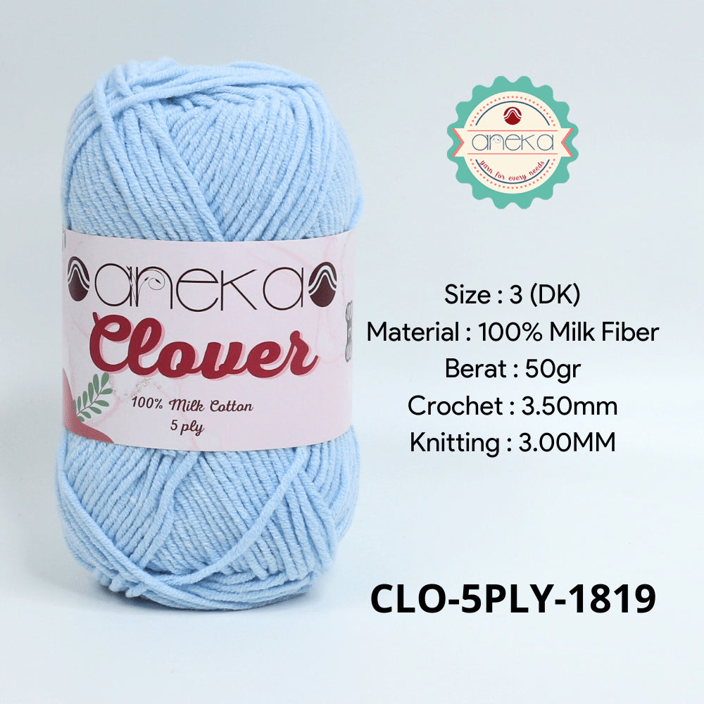 KATALOG - Benang Rajut Clover Katun Susu 5 PLY / 100% Milk Fiber Crochet Knitting Yarn Part 2