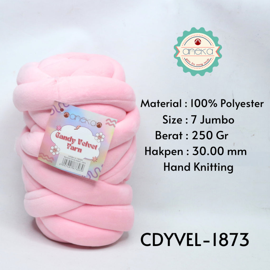 KATALOG - Benang Rajut Candy Velvet / Chunky Yarn / Bludru