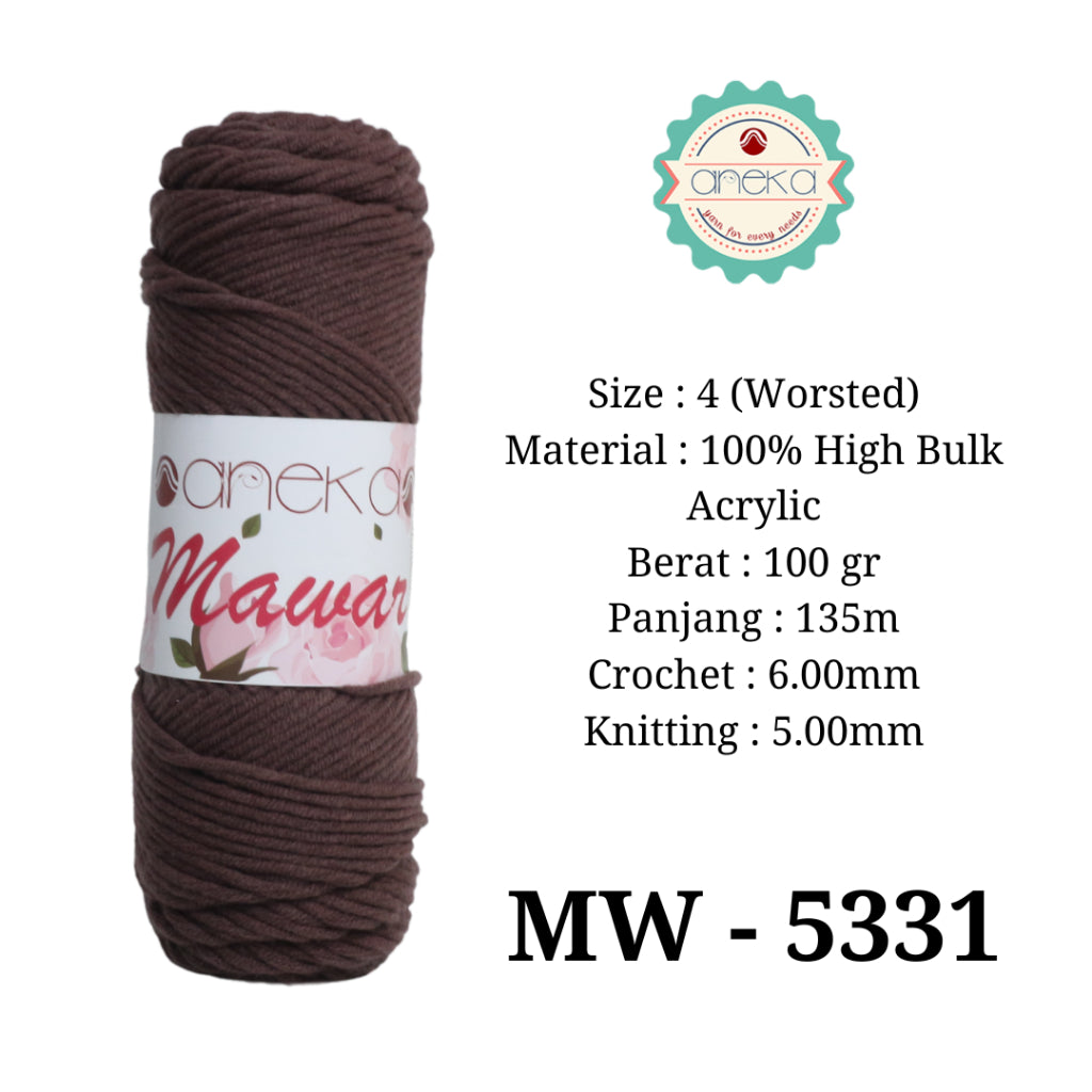KATALOG - Benang Rajut Mawar / Soft Acrylic Yarn / 8 ply Milk Cotton Worsted / Katun Susu PART 3