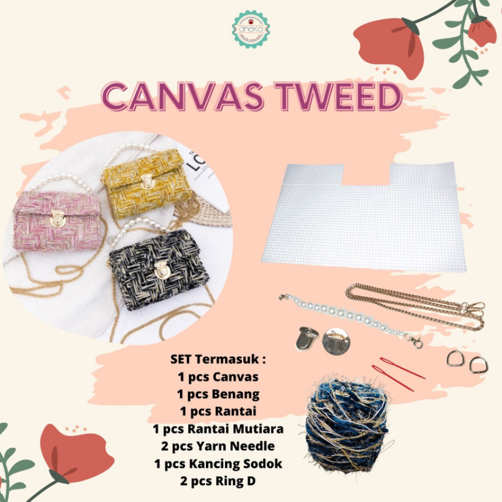ANEKA - Canvas Plastic / Kanvas Plastik Tweed DIY
