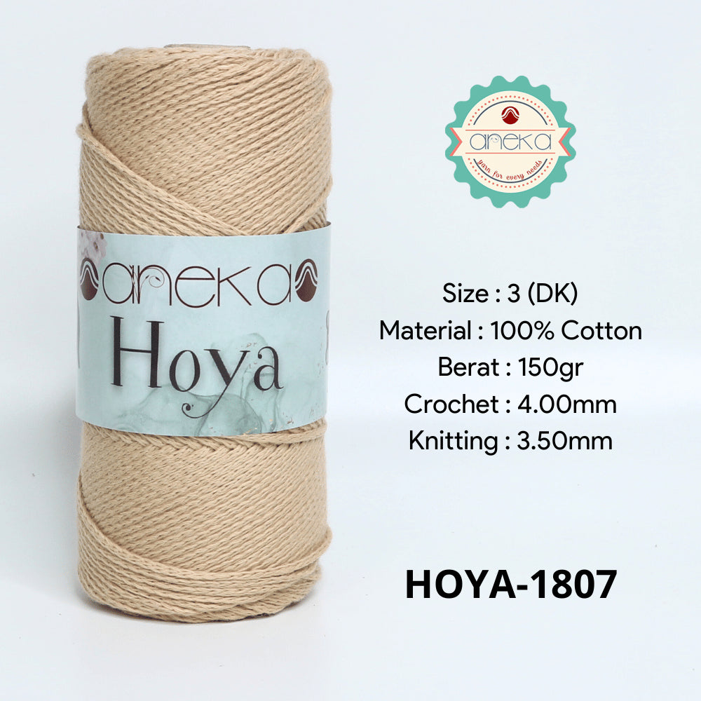 KATALOG - Benang Rajut Hoya / Cotton Rope Macrame Cord Crochet Yarn