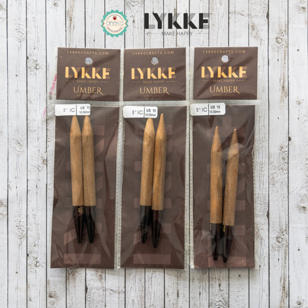 LYKKE - Umber Interchangeable Needle / Alat Rajut Jarum Knitting