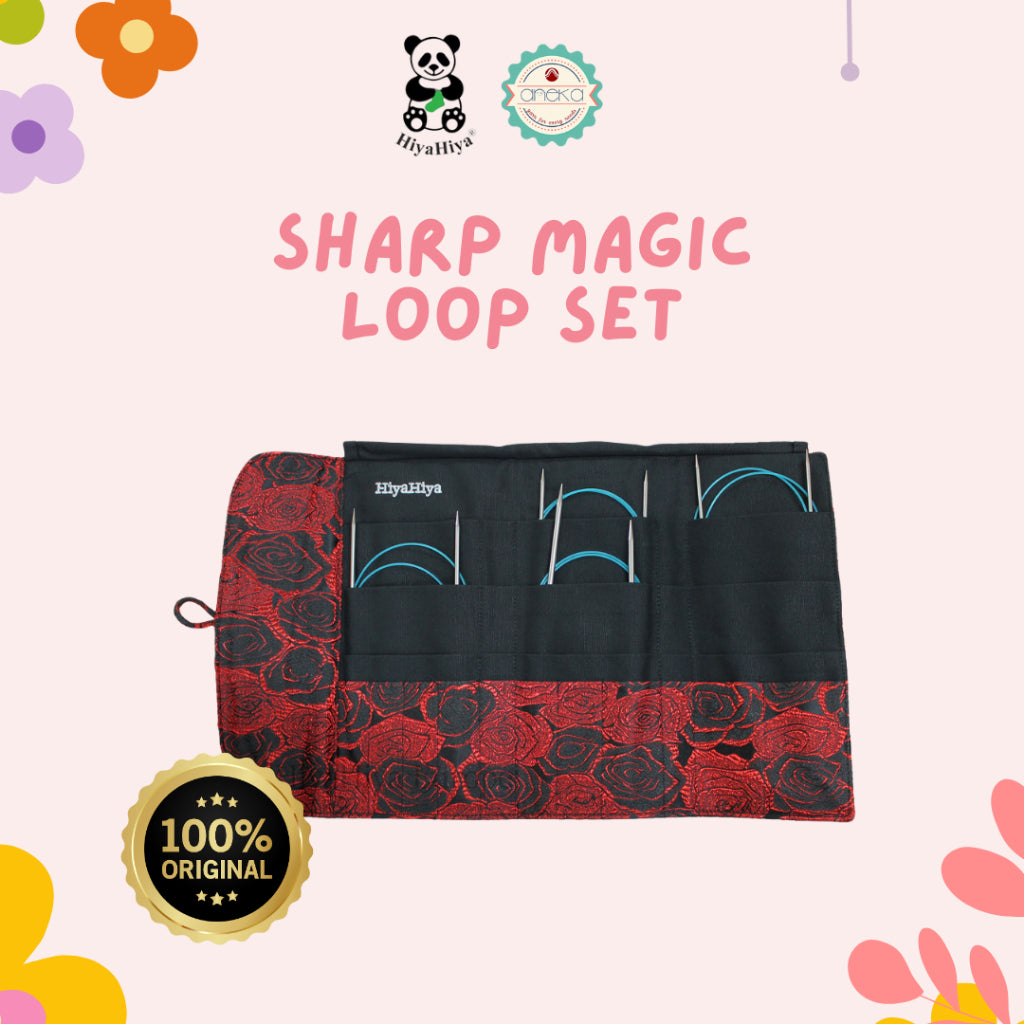 HIYAHIYA - Alat Rajut Jarum Knitting Sharp Magic Loop Set