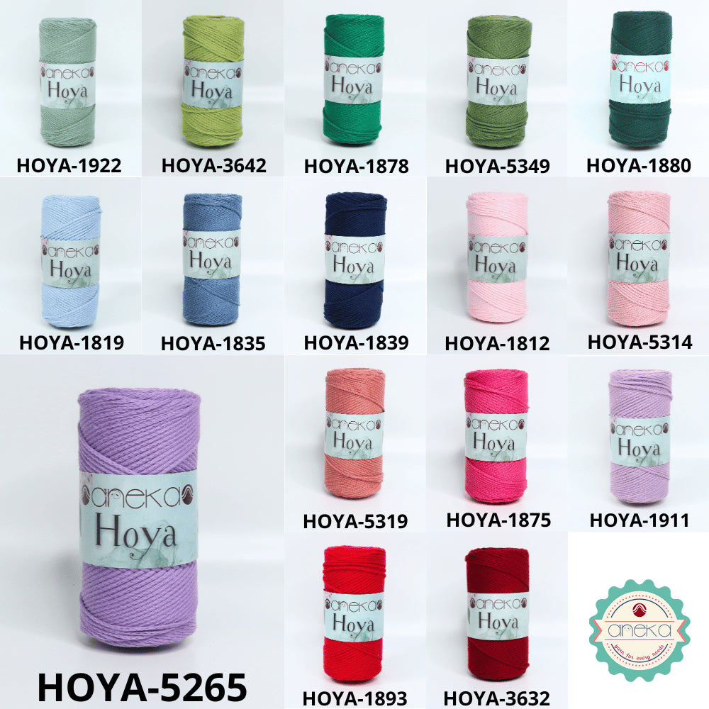 KATALOG - Benang Rajut Hoya / Cotton Rope Macrame Cord Crochet Yarn
