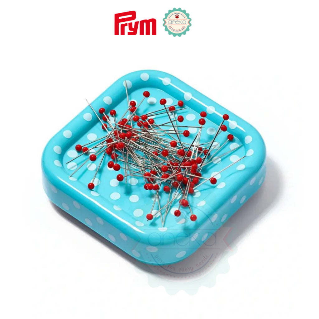 Prym - Magnetic Pin Cushion with Glass-Headed Pins