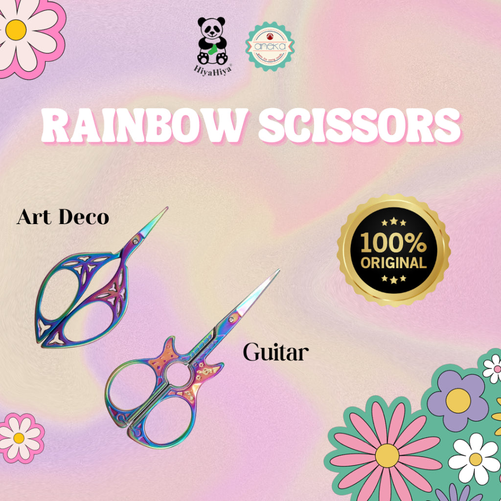 HIYAHIYA - Alat Rajut Gunting Jahit Pelangi / Rainbow Scissors