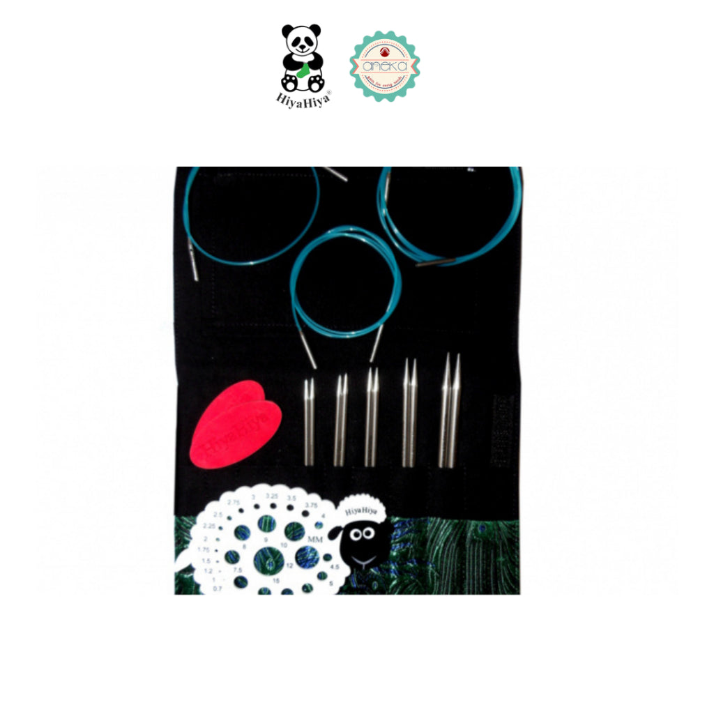 HIYAHIYA - Alat Rajut Knitting Sharp Essential Interchangeable Set