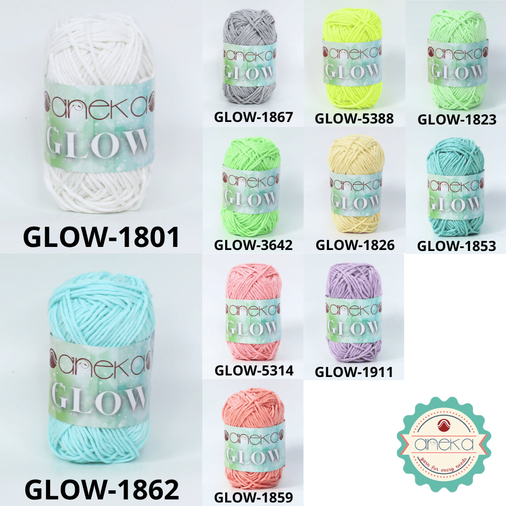 KATALOG - Benang Rajut Glow / Polyester Yarn / Glow In The Dark