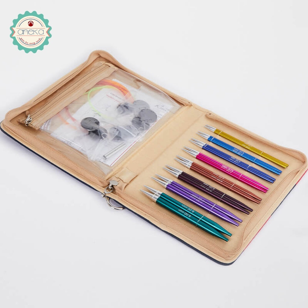 KNITPRO Zing - Alat / Jarum Rajut Interchangeable Needle Set ( Deluxe Set )