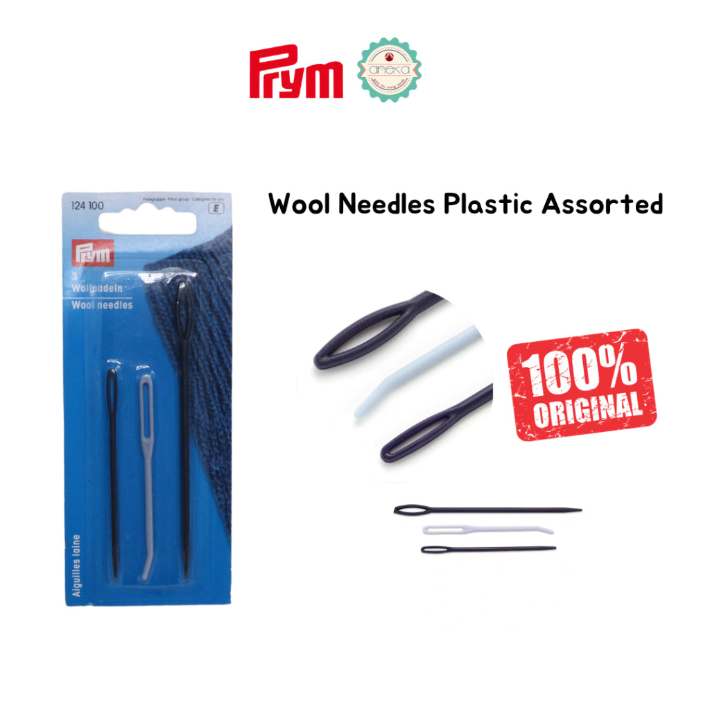 Prym - Wool Needles Plastic / Aluminum Assorted