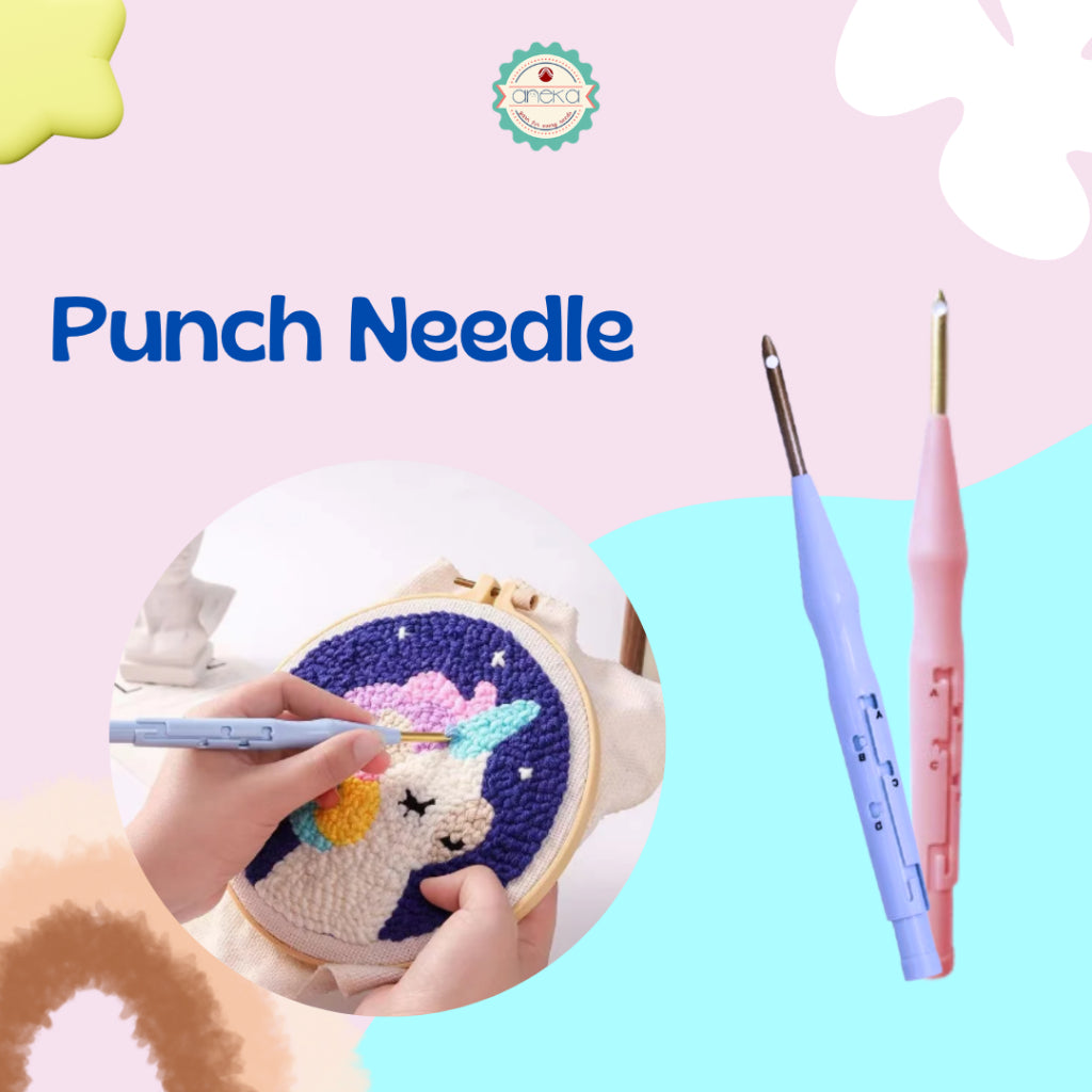 ANEKA - Alat Menyulam / Sulam Bordir / Punch Needle / Embroidery Pen
