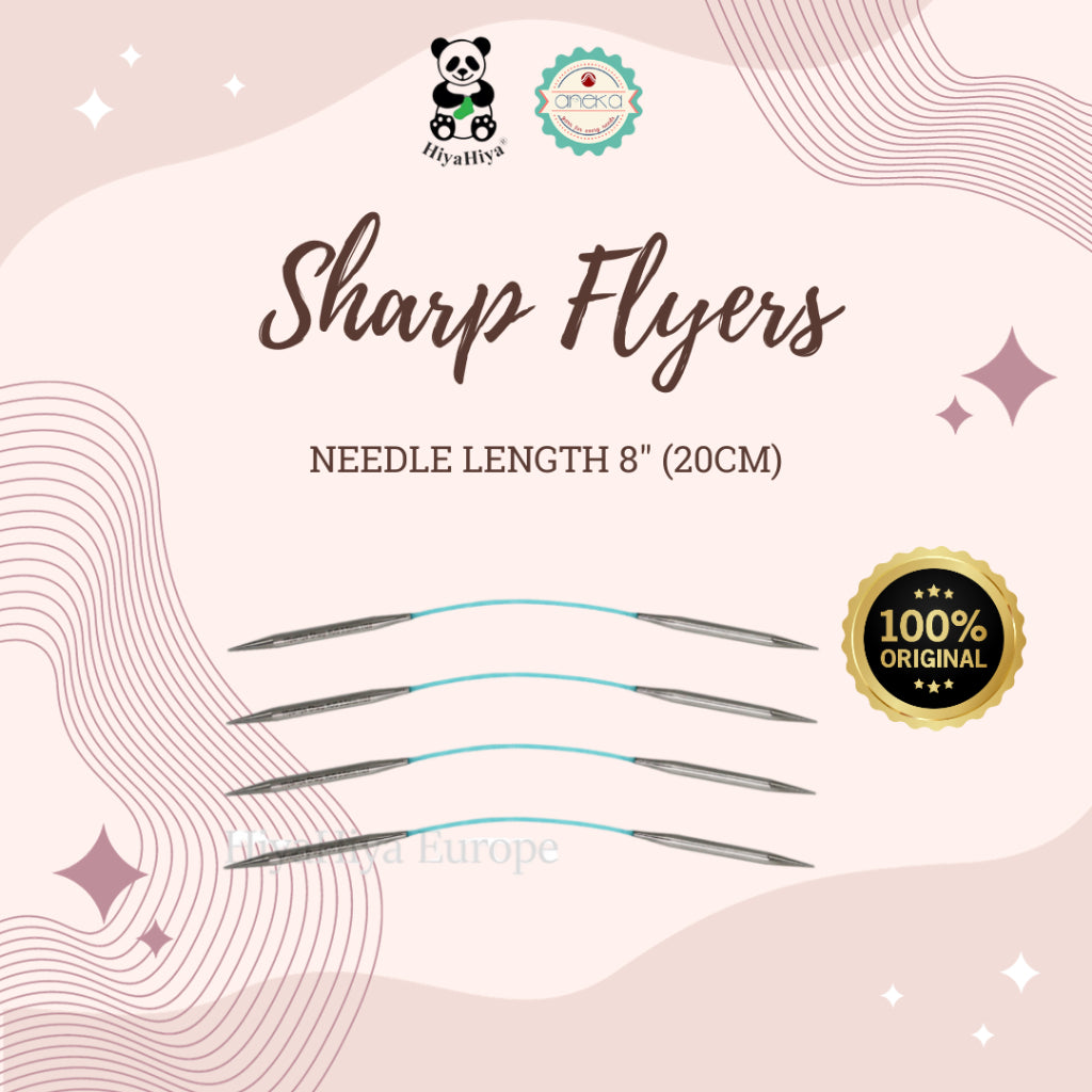 HIYAHIYA - Alat Rajut Knitting Sharp Flyers