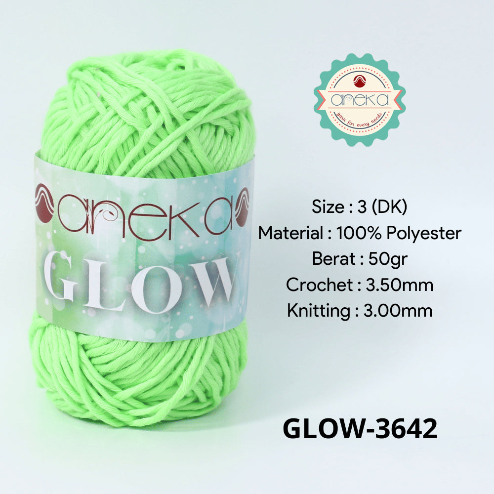 KATALOG - Benang Rajut Glow / Polyester Yarn / Glow In The Dark