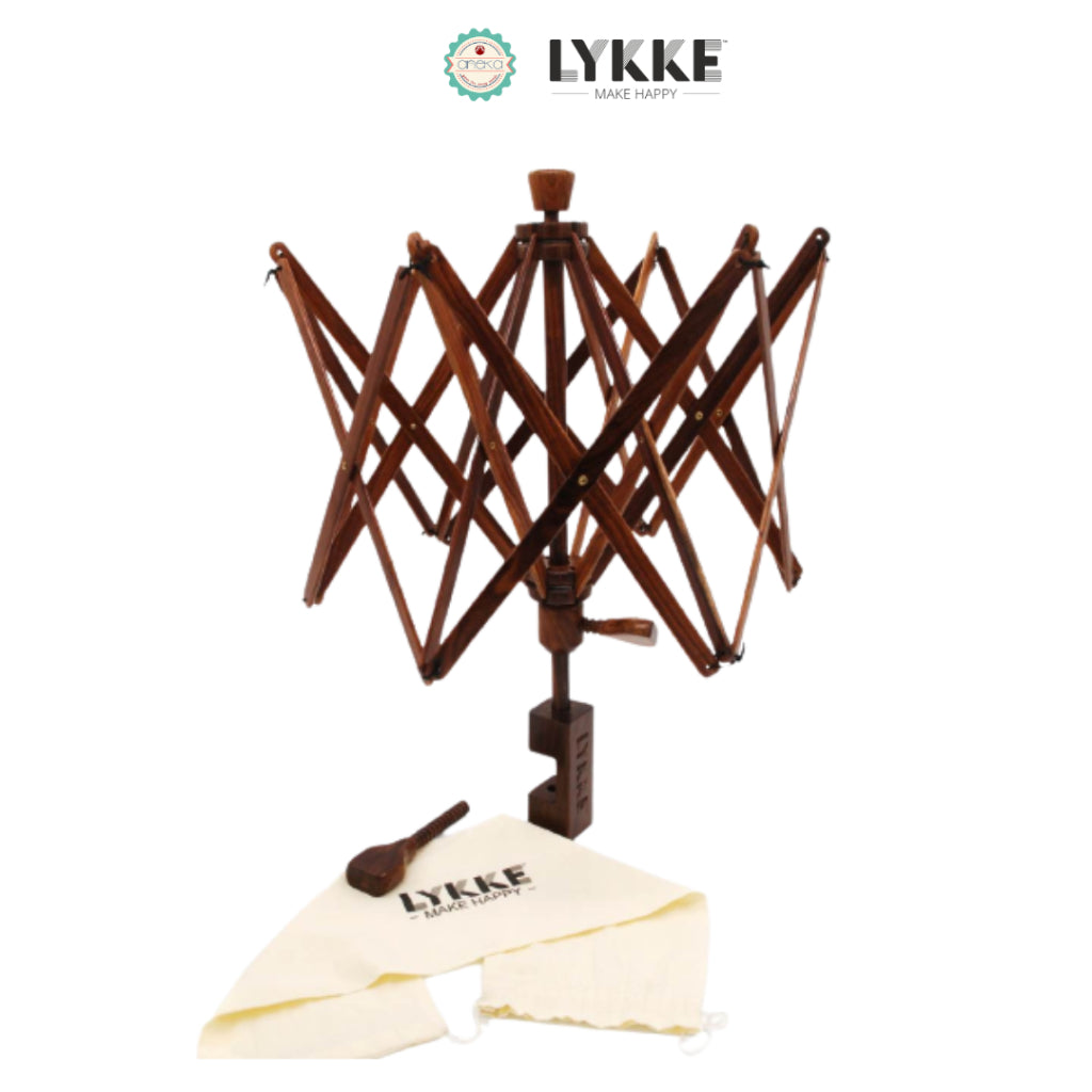 LYKKE - Works Umbrella Swift / Yarn Winder / Kincir Payung Benang / Skein Holder