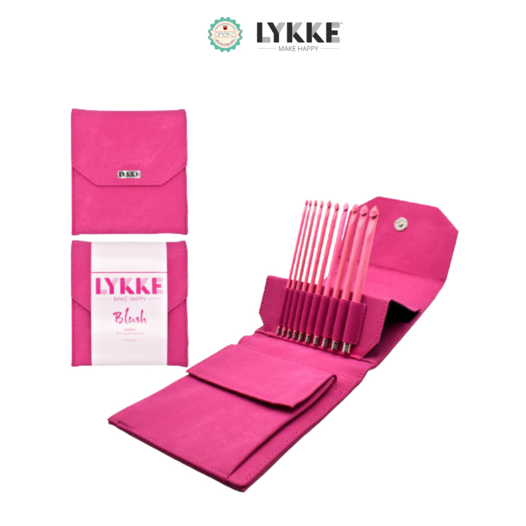 LYKKE - Blush Crochet Hook Set / Alat Rajut Jarum Rajut Hakpen Knitting