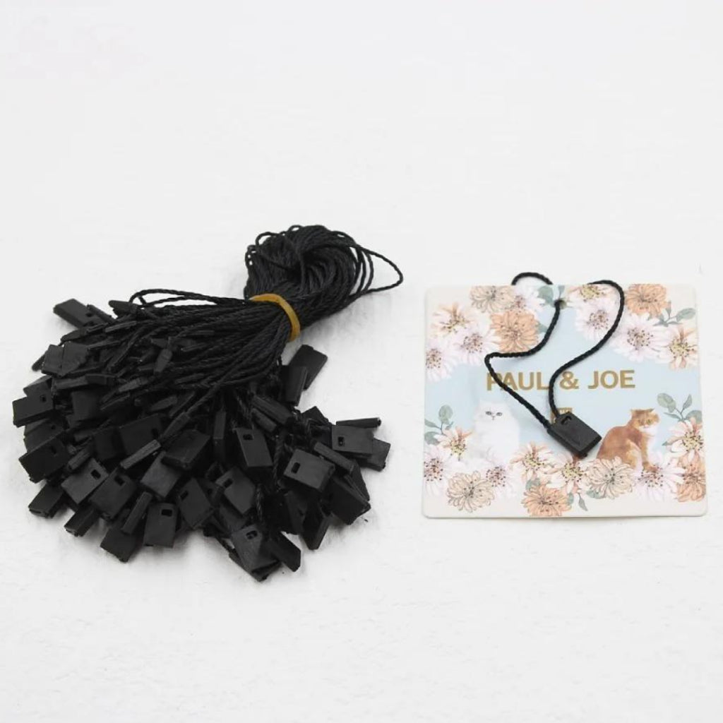 Tali Hang Tag / Tag Rope Hitam & Putih Murah Isi 1000pcs