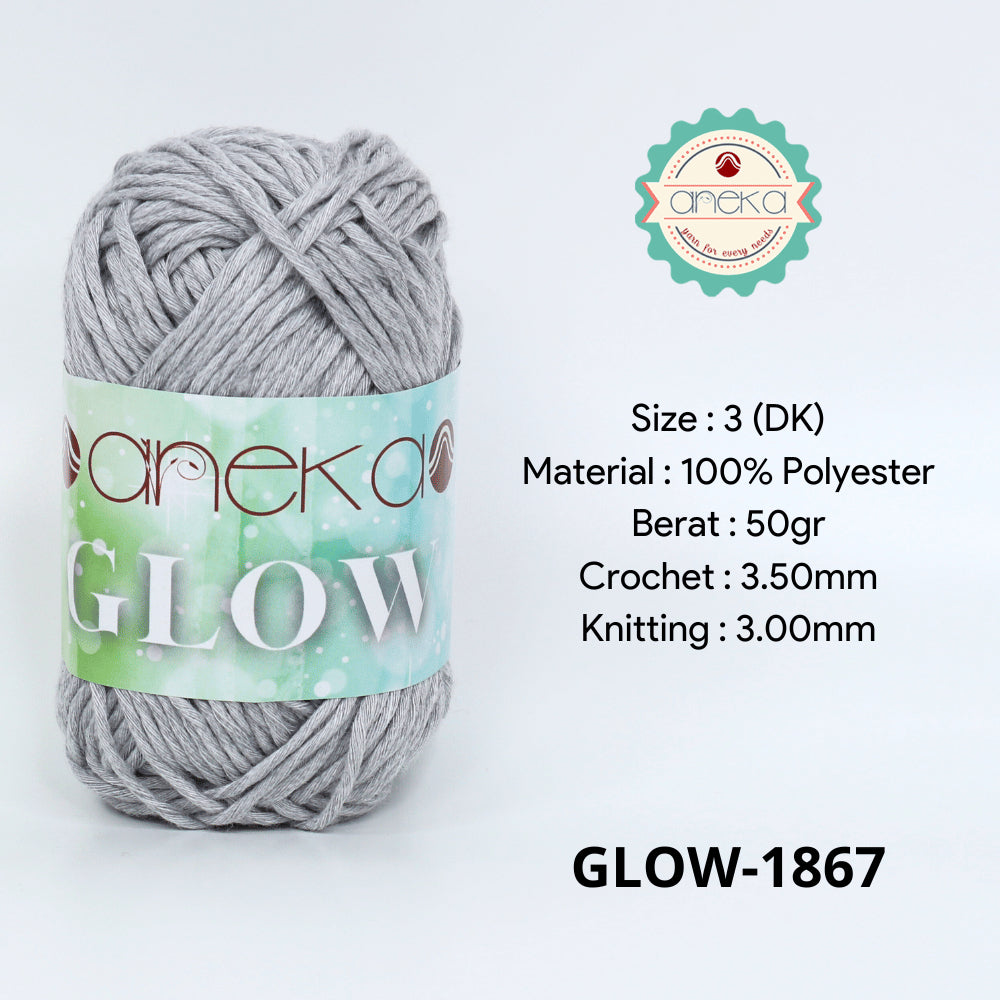 KATALOG - Benang Rajut Glow / Polyester Yarn / Glow In The Dark