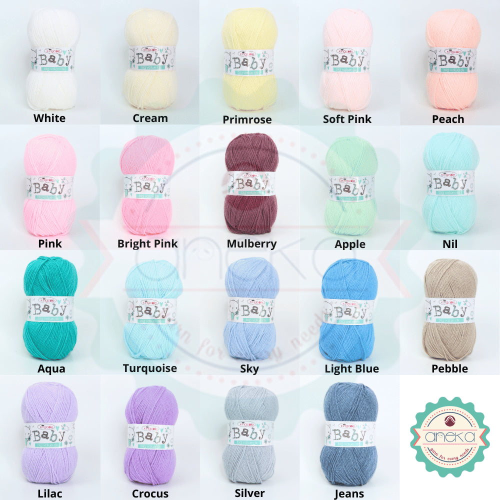 KATALOG - Benang Rajut Import King Cole Baby Big Value DK