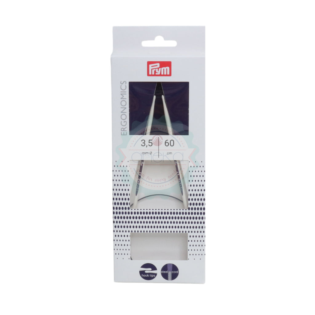 PRYM - Circular Knitting Needles Ergonomics 60cm / Jarum Rajut