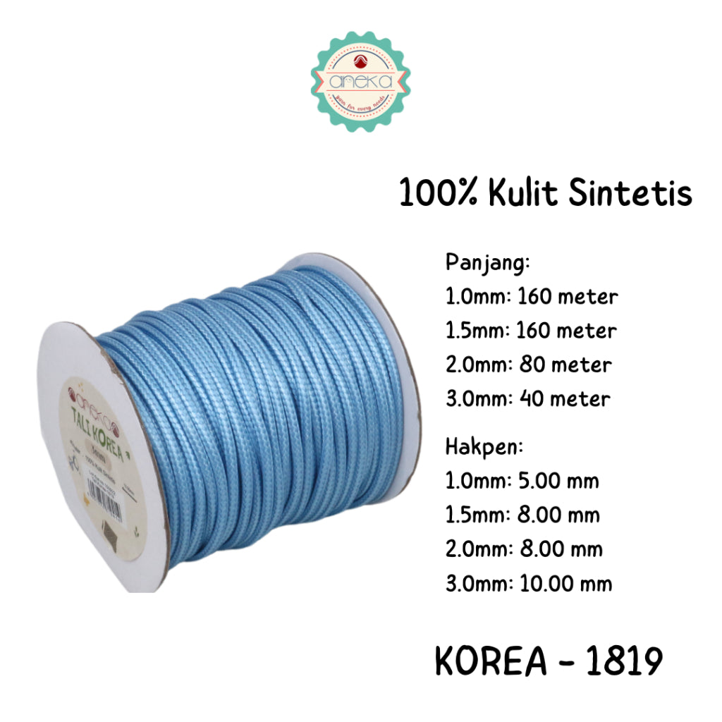 KATALOG - Tali Kulit Gelang Korea Warna / Wax Cord Part 2