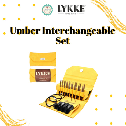Lykke - Umber Interchangeable Set / Alat Rajut Jarum Knitting