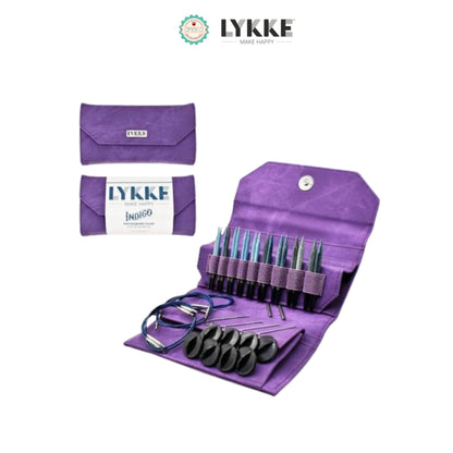 Lykke - Indigo Interchangeable Set / Alat Rajut Jarum Knitting
