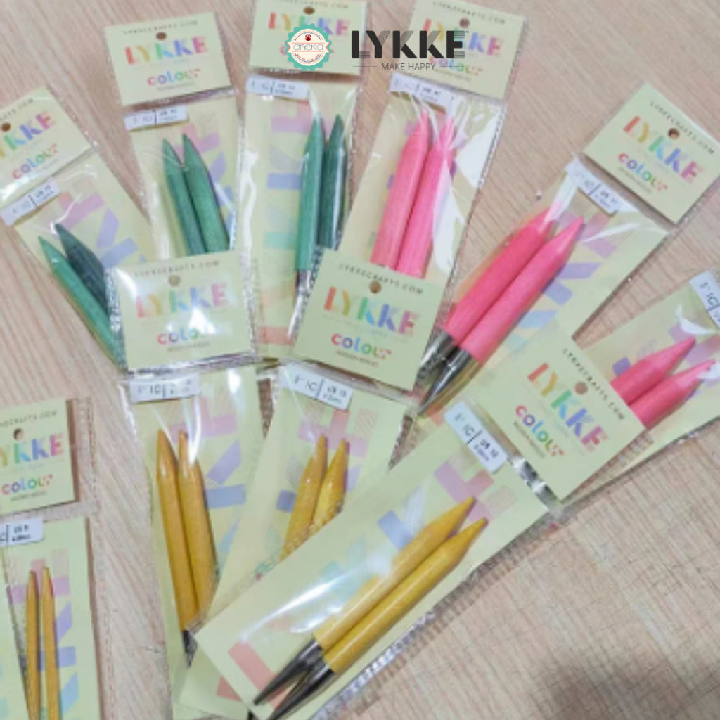 Lykke - Colour Interchangeable Needle / Alat Rajut Jarum Knitting