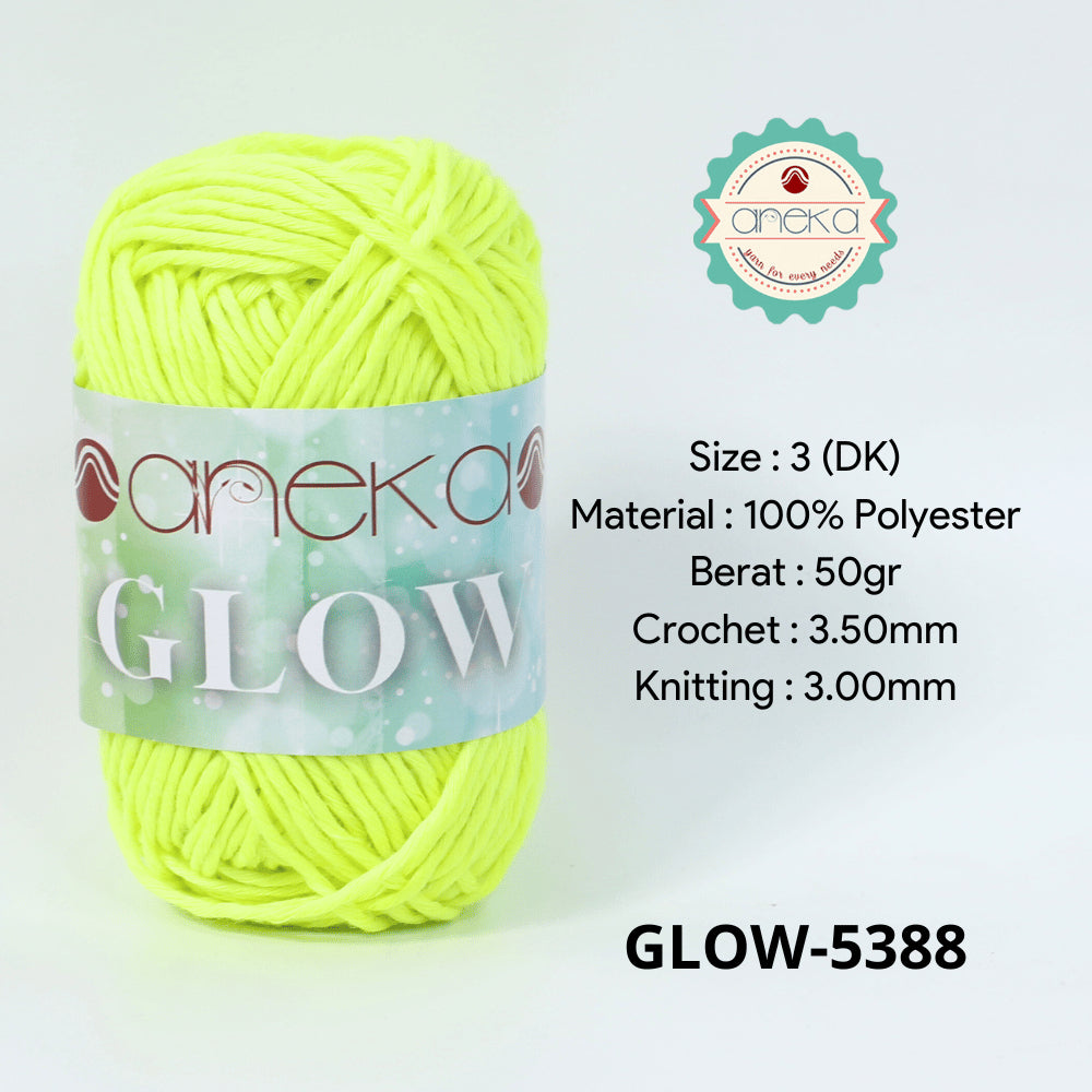 KATALOG - Benang Rajut Glow / Polyester Yarn / Glow In The Dark