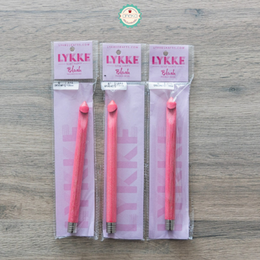 Lykke - Blush Crochet Hook / Alat Rajut Jarum Hakpen