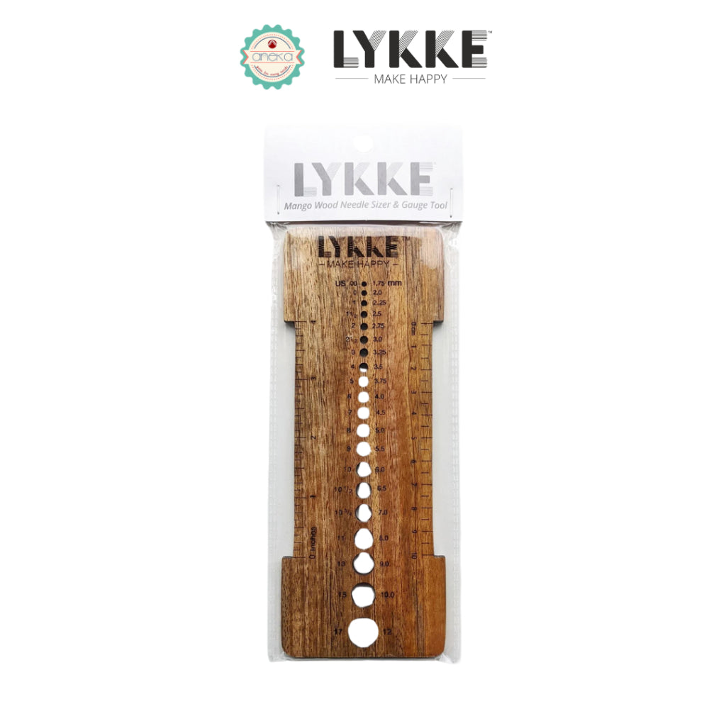 Lykke - Works Gauge / Alat Rajut Pengukur Penggaris / Alat Jahit