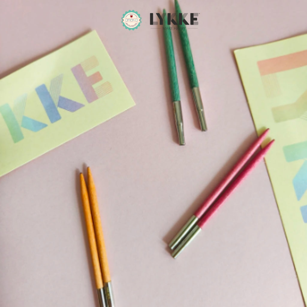 Lykke - Colour Interchangeable Needle / Alat Rajut Jarum Knitting