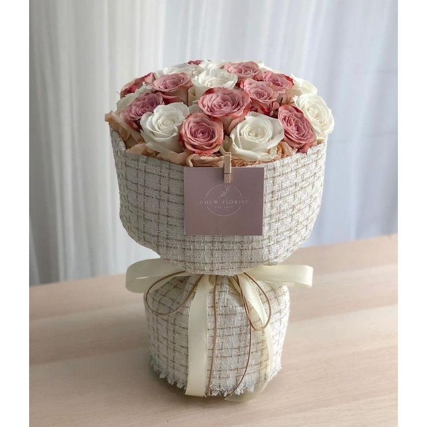 ANEKA - Rangka Bunga / Pegangan Pola Buket / Hand Bouquet Flower Framework