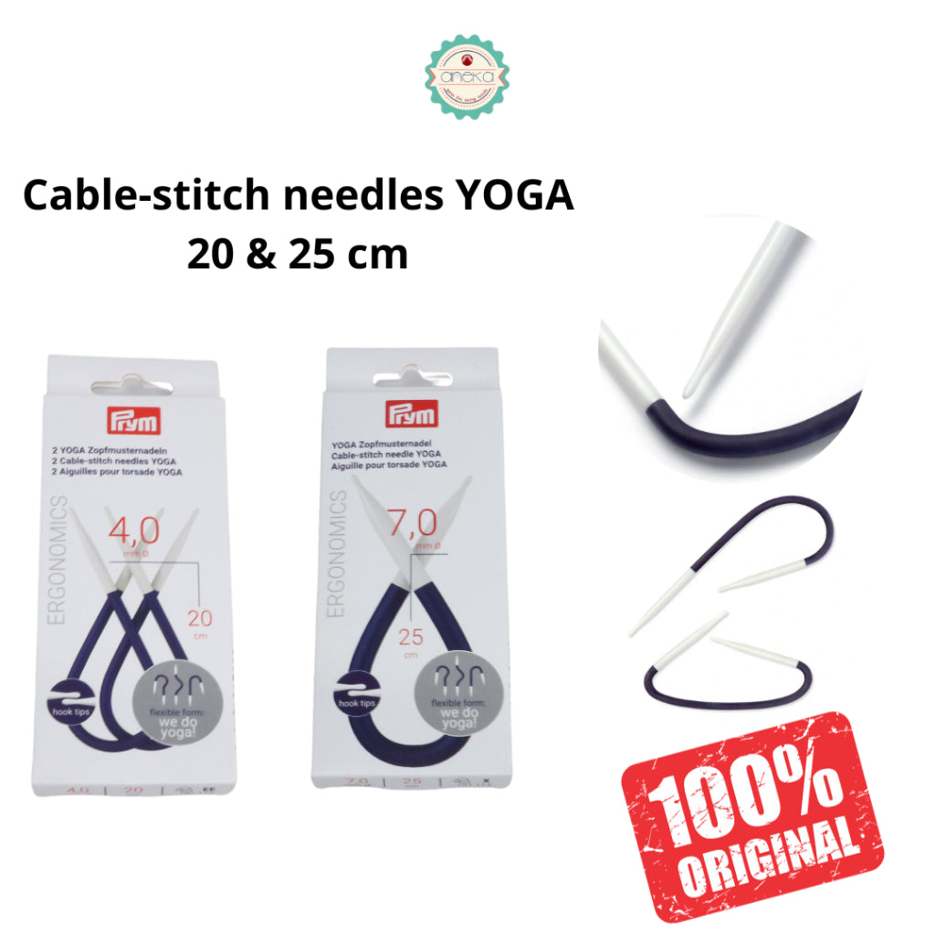 Prym - Cable-Stitch Needles YOGA / Kable Penanda Jarum