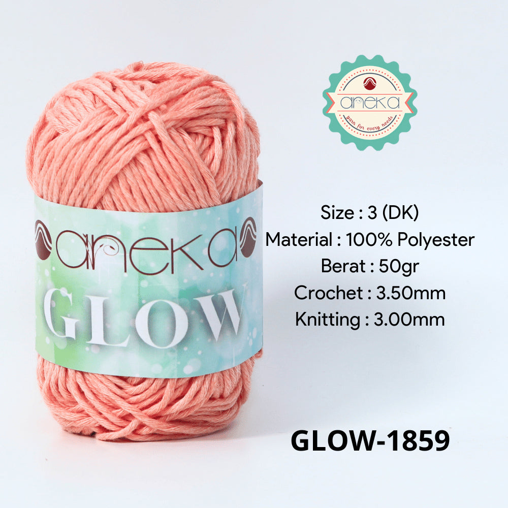 KATALOG - Benang Rajut Glow / Polyester Yarn / Glow In The Dark