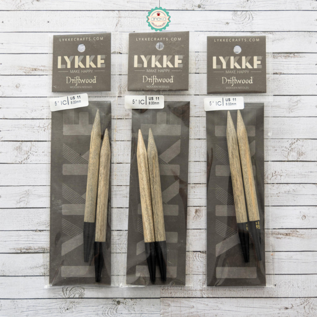 LYKKE - Driftwood Interchangeable Needle / Alat Rajut Jarum Knitting