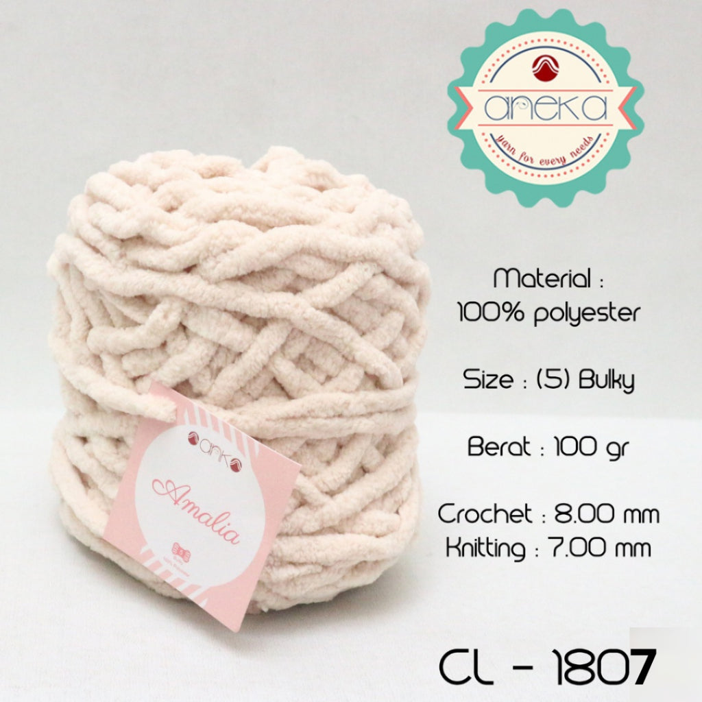 KATALOG - Benang Rajut Chenille Midi Amalia Yarn PART 1