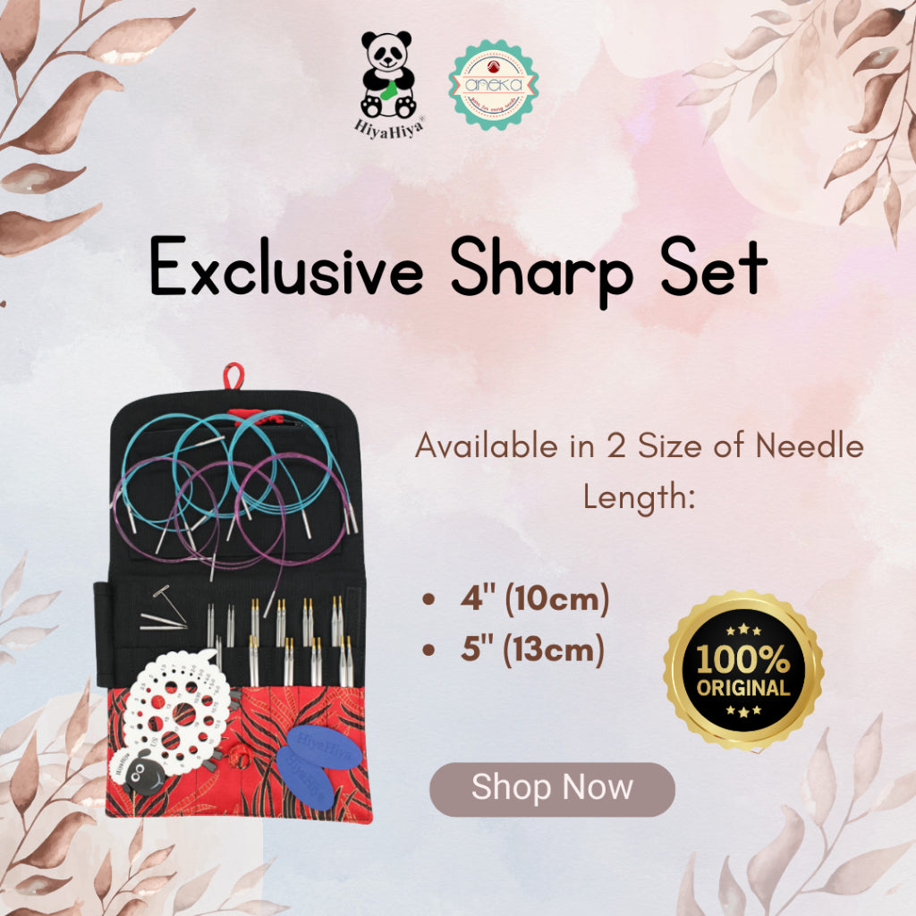 HIYAHIYA - Alat Rajut Knitting Exclusive Sharp Set