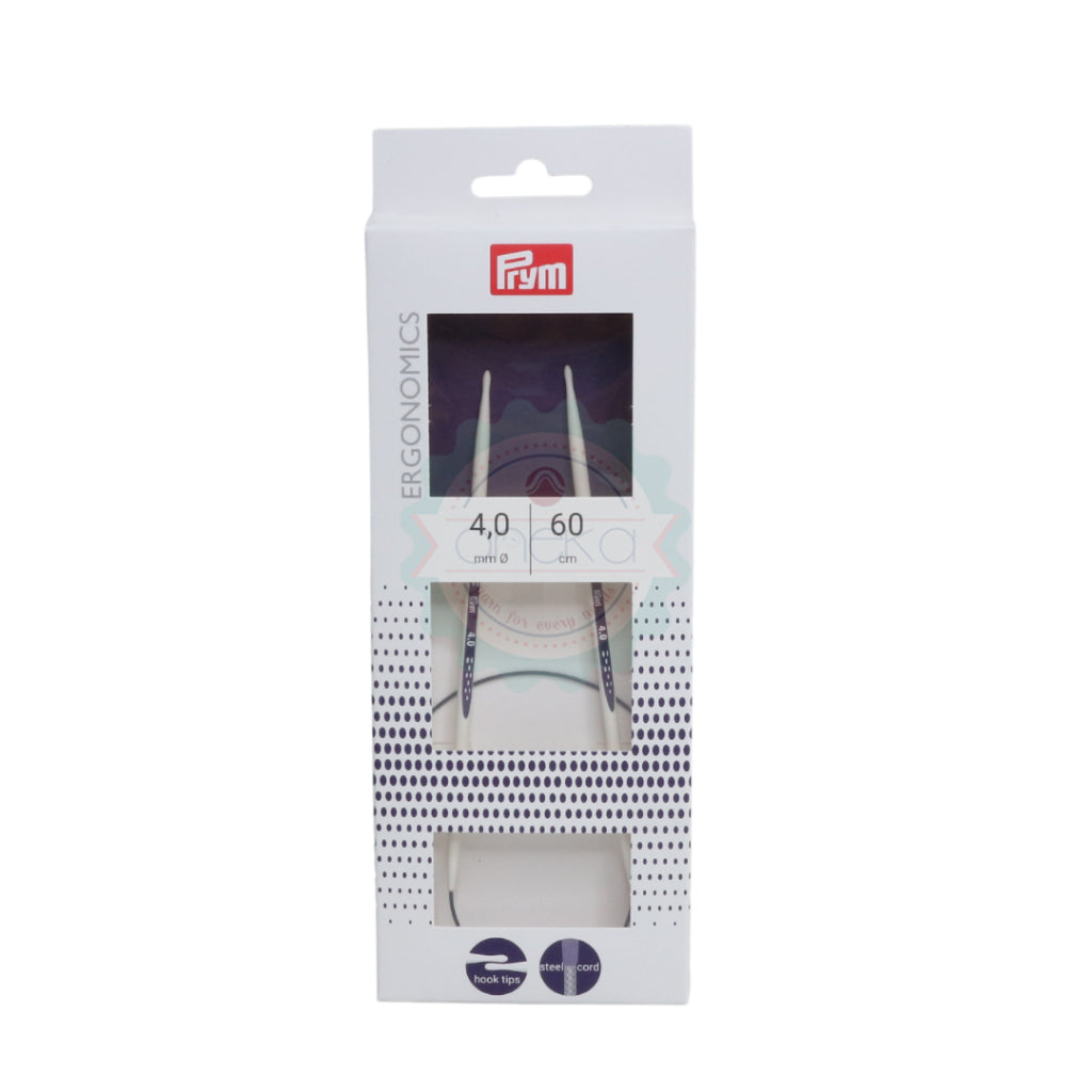 PRYM - Circular Knitting Needles Ergonomics 60cm / Jarum Rajut