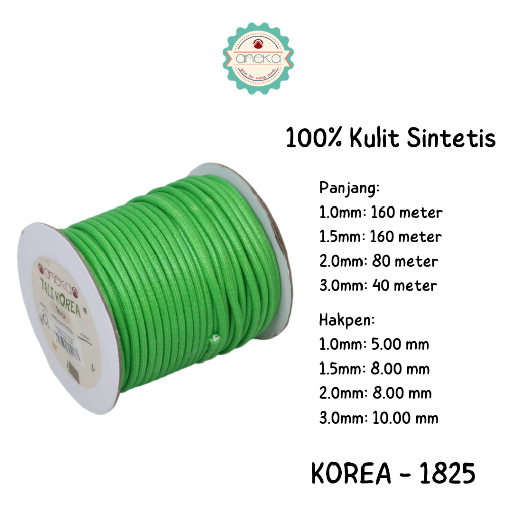 KATALOG - Tali Kulit Gelang Korea Warna / Wax Cord Part 2