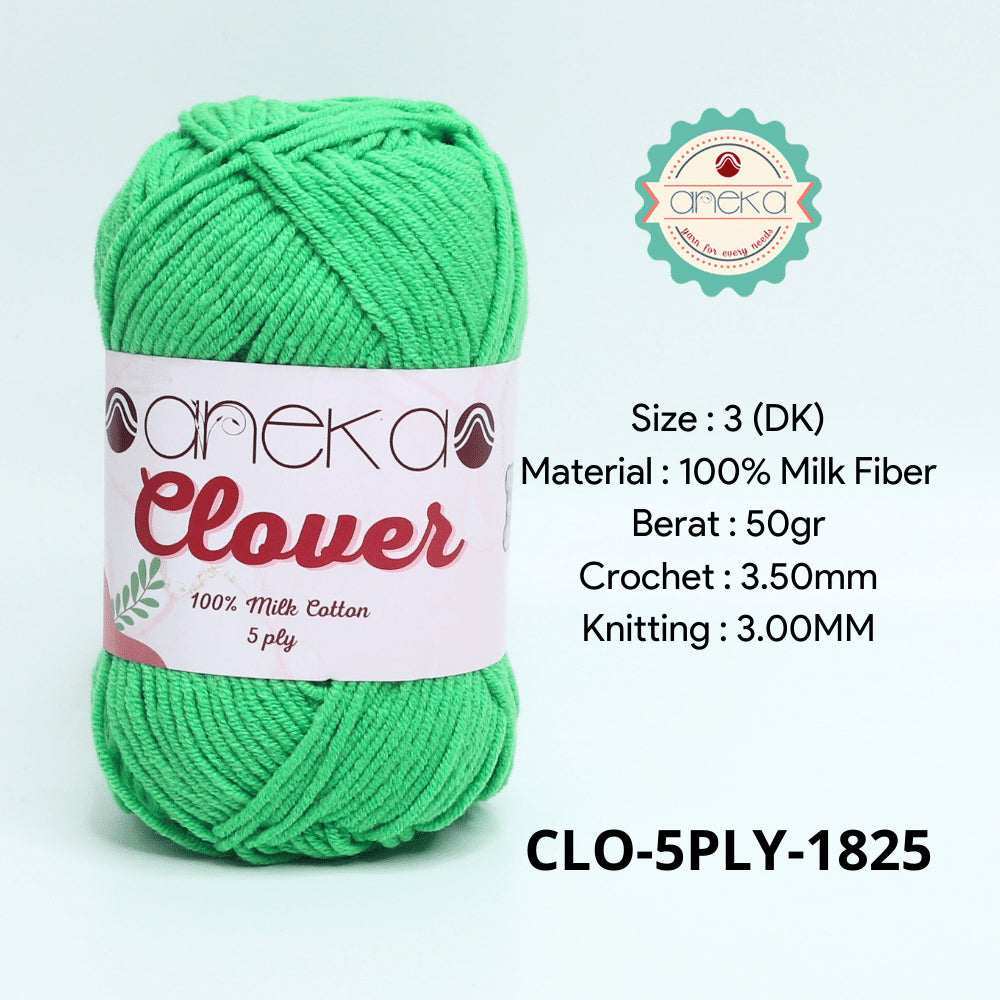 KATALOG - Benang Rajut Clover Katun Susu 5 PLY / 100% Milk Fiber Crochet Knitting Yarn Part 2