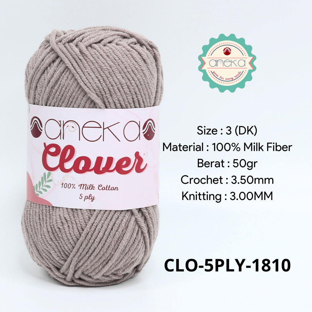 KATALOG - Benang Rajut Clover Katun Susu 5 PLY / 100% Milk Fiber Crochet Knitting Yarn Part 1